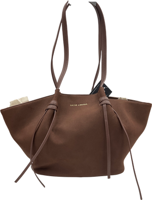 Katie Loxton Chocolate Brown Celina Small Suedette Tote Bag