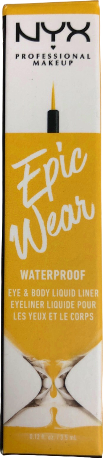 NYX Epic Wear Waterproof Eye & Body Liquid Liner Yellow 3.5 ml