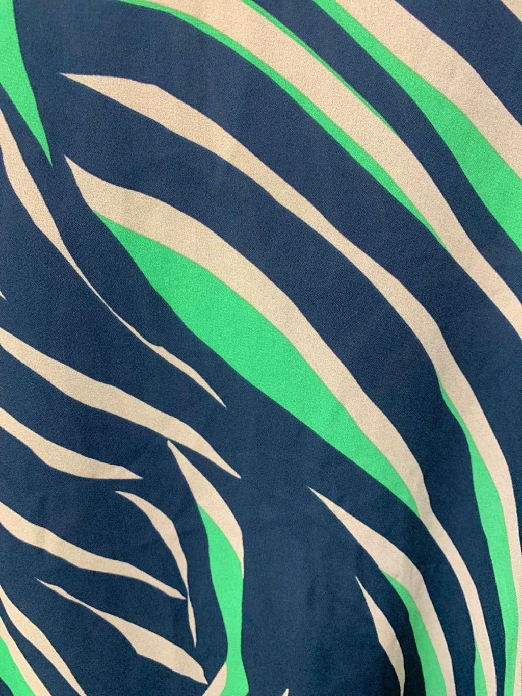 Live Unlimited Green Zebra Print Blouse UK 26