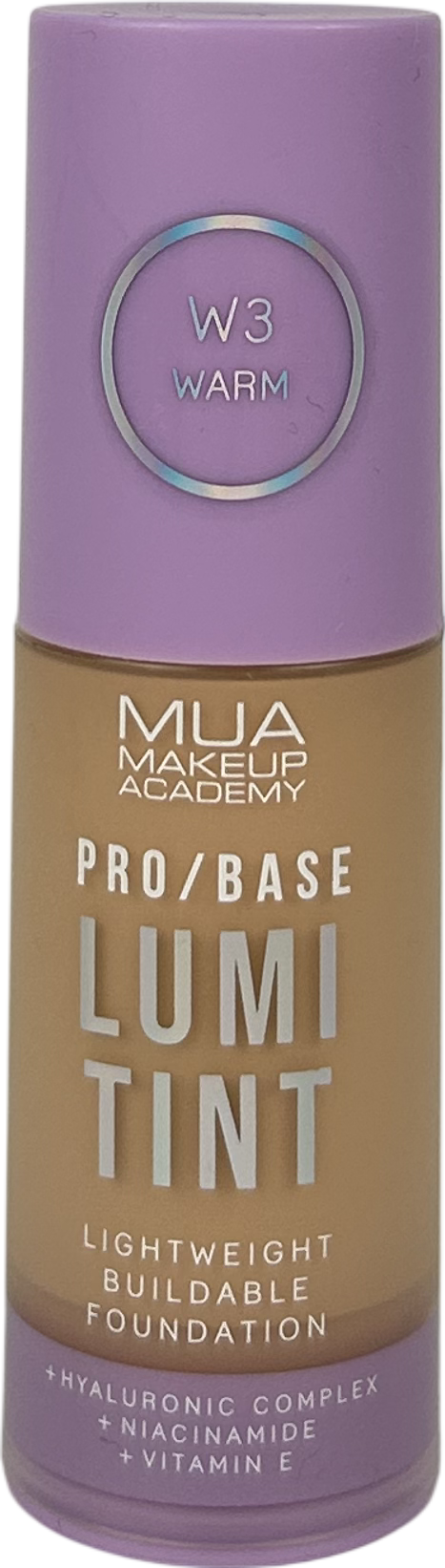 MUA Makeup academy Mua Pro/base Lumi Tint Foundation W3 Warm 30ml
