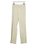 JACQUEMUS Cream Le Trousersalon Croisiére Cotton Trousers UK 6