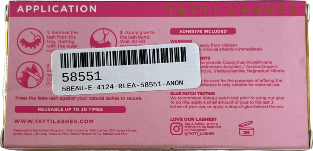 Tatti Lashes 3D Faux Mink Side Chick