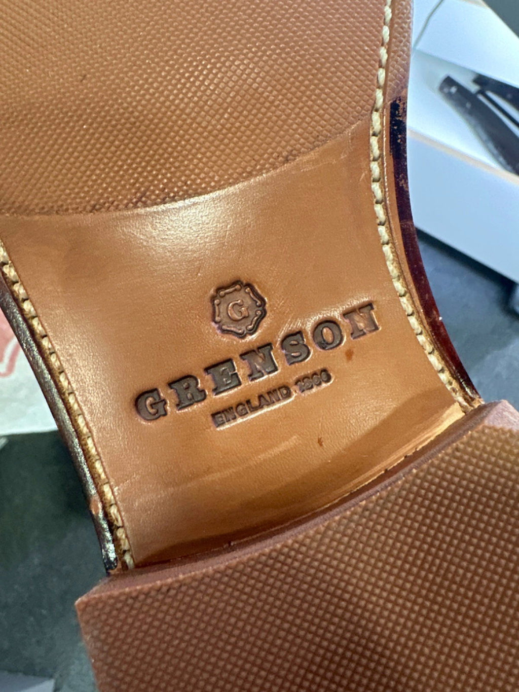 Grenson Dark Green Multi Lynn Loafer UK 4