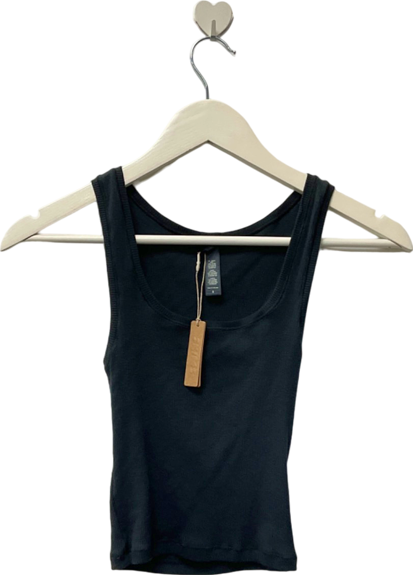 Skims Black Tank Top UK S