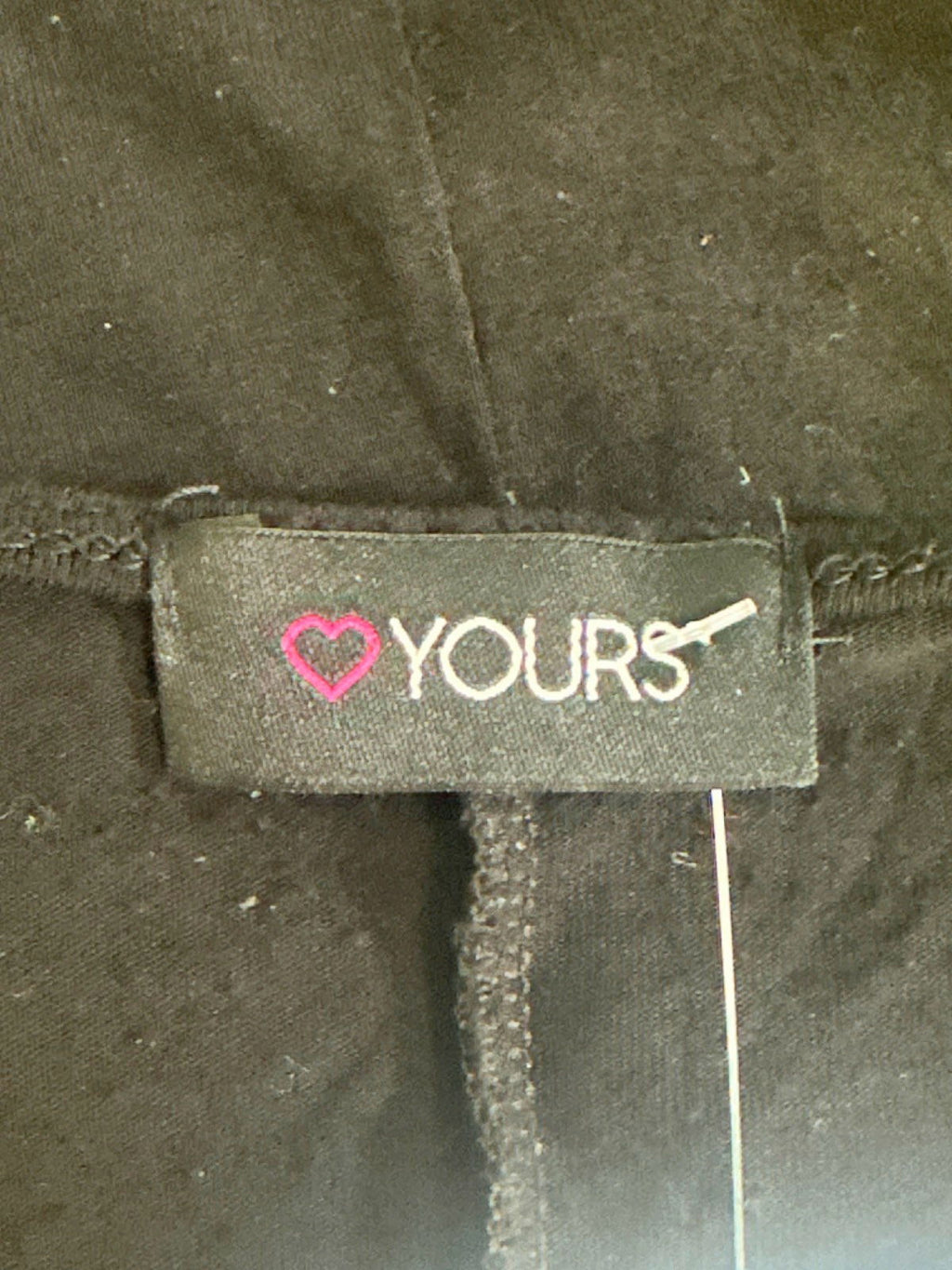 Yours Black and Grey Colour Block Dress UK 26-28