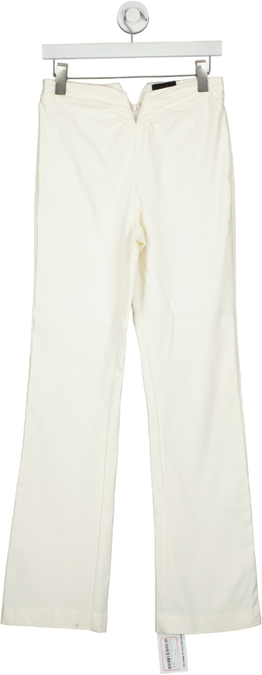 h:ours Cream Ida Trousers UK S