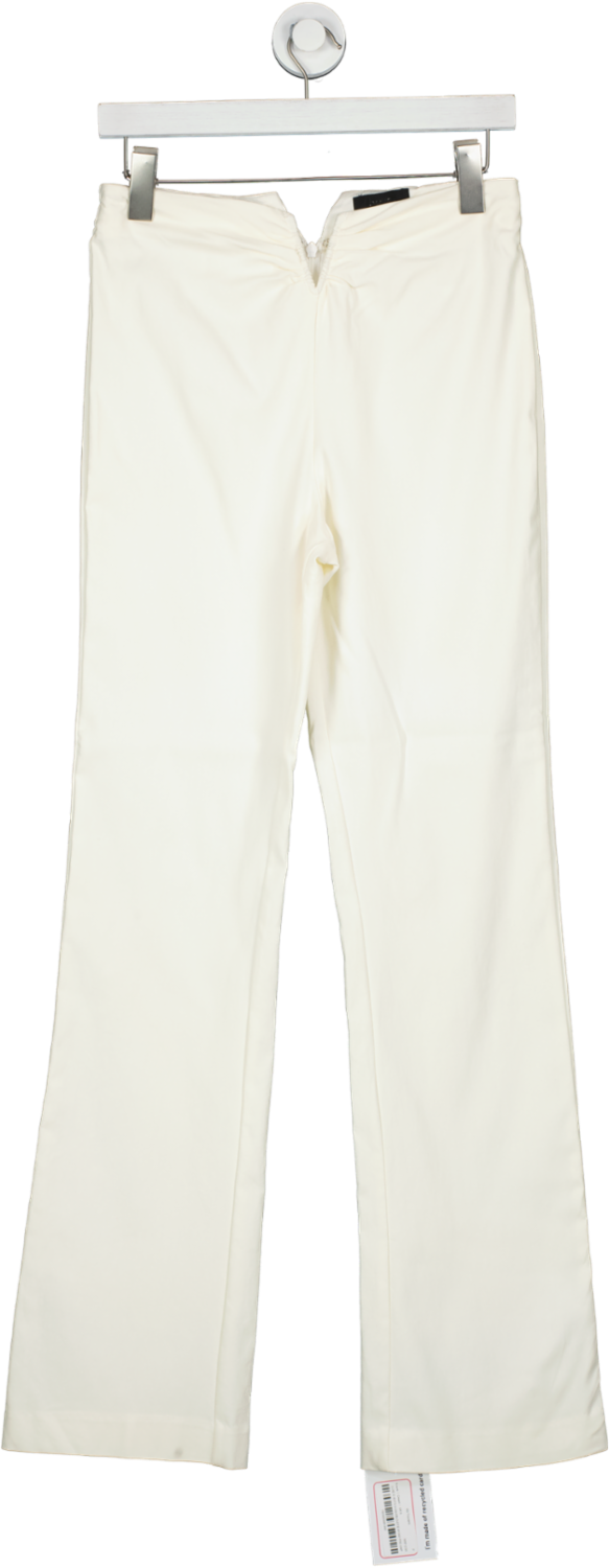 h:ours Cream Ida Trousers UK S