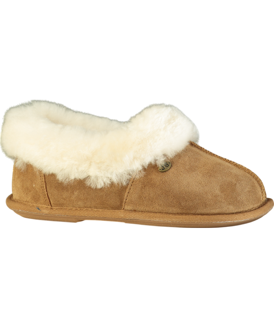 Just Sheepskin Brown Classic Sheepskin Slipper UK 7 EU 40 👠