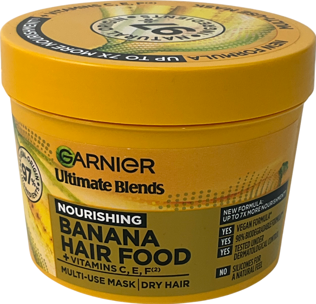 Garnier Ultimate Blends Hair Food Banana 3-in-1 Dry Hair Mask Treatment 400ml