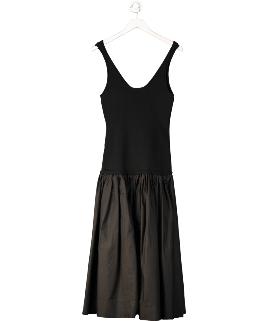 A.L.C. Black Drop Waist Maxi Dress UK M