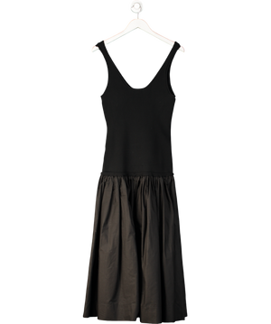 A.L.C. Black Drop Waist Maxi Dress UK M