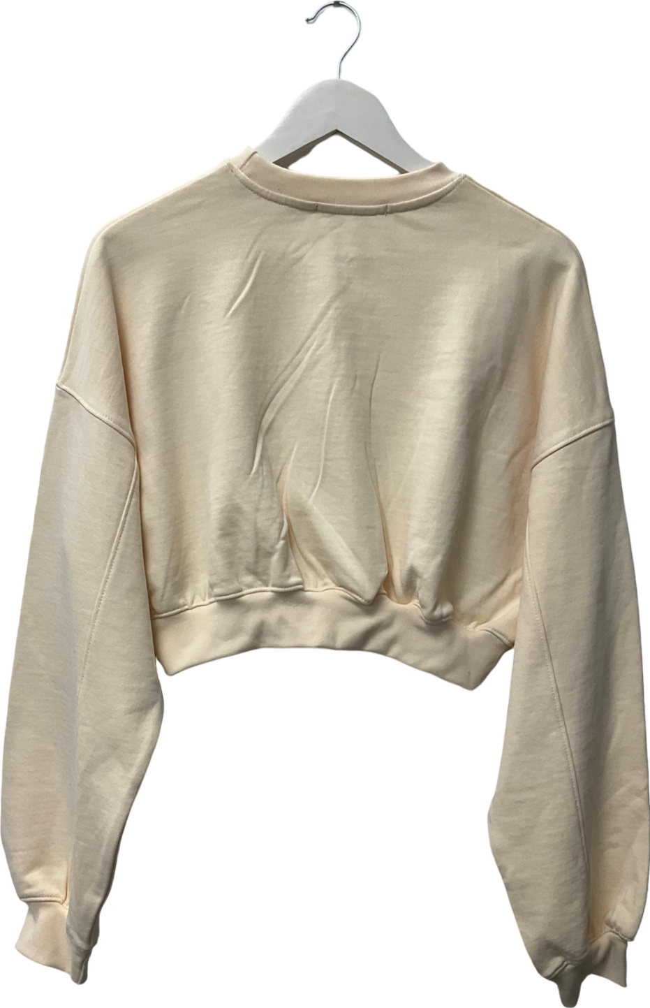 luxe to kill Beige Movement Cropped Crew Neck UK 6