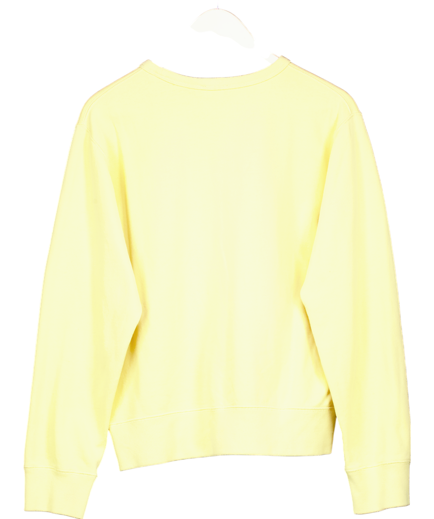 Polo Ralph Lauren Yellow Crewneck Embroidered Sweatshirt UK L