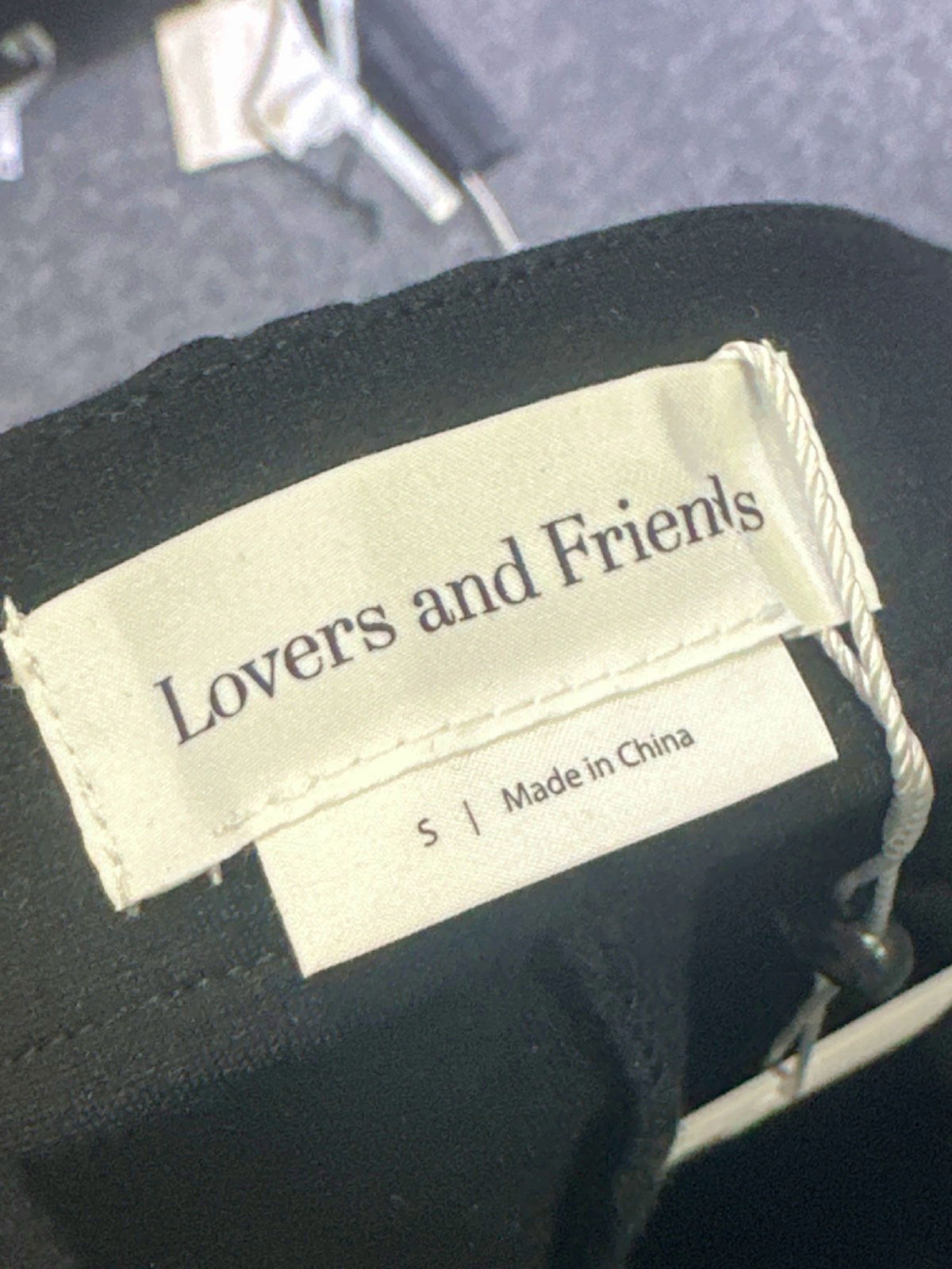 Lovers & Friends Black Flared Trousers UK S