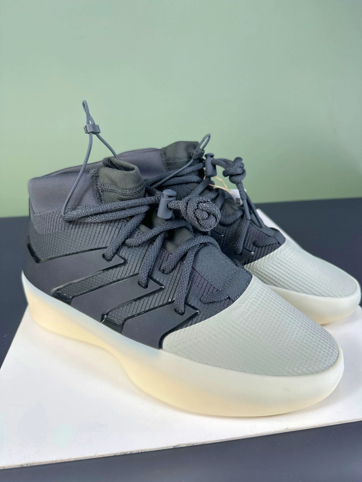 Adidas Black Fear Of God Basketball Sneaker UK 10.5