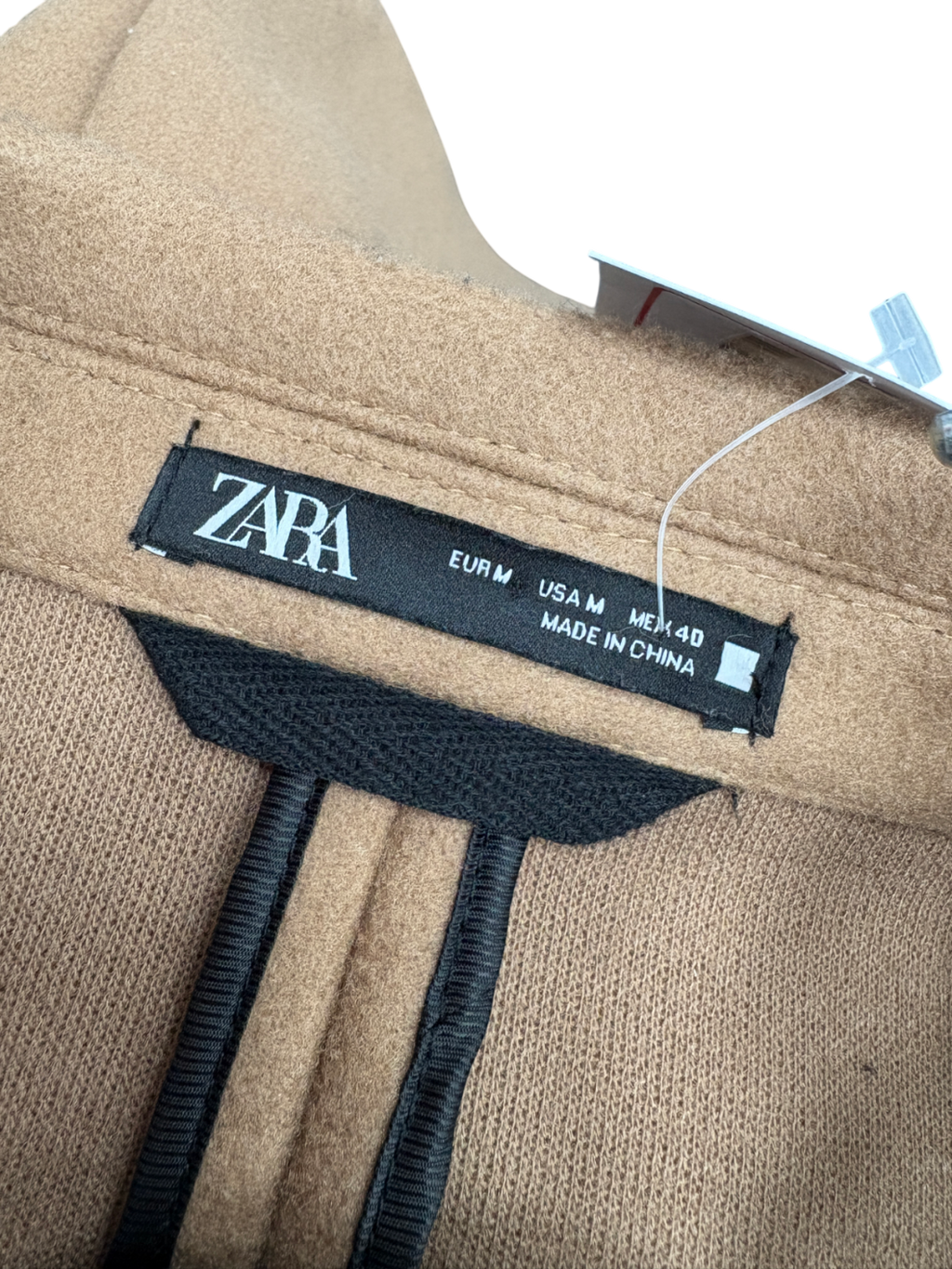 ZARA Beige Relaxed Fit 4 Way Coat UK M