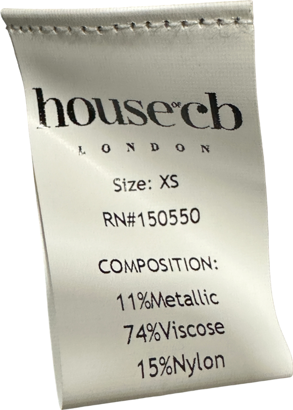 House of CB Silver Metallic Long Sleeve Maxi Dress XS