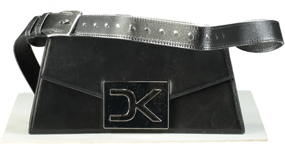 David Koma Black DK City Leather Bag