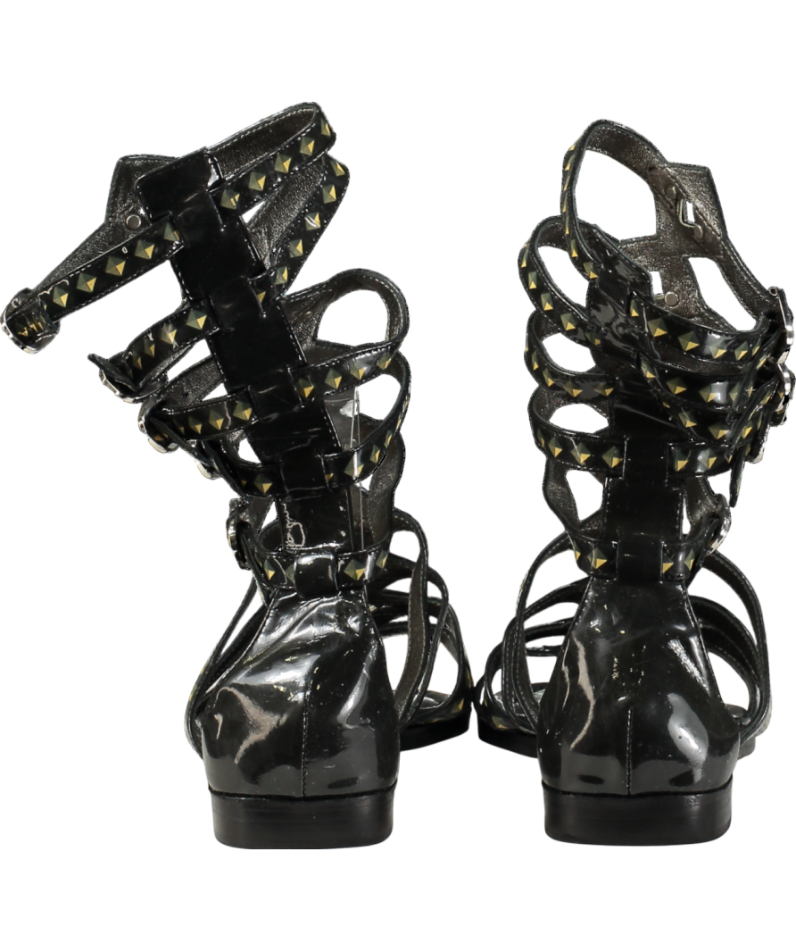 Marc by Marc Jacobs Black Stud Effect Gladiator Sandals UK 7 EU 40 👠