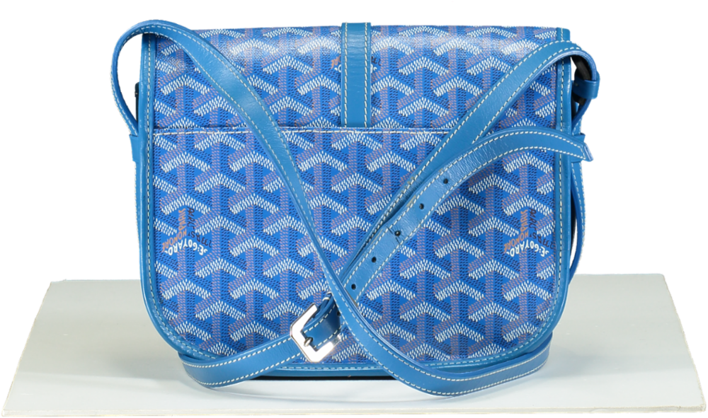 Goyard Sky Blue Belvedere PM Bag