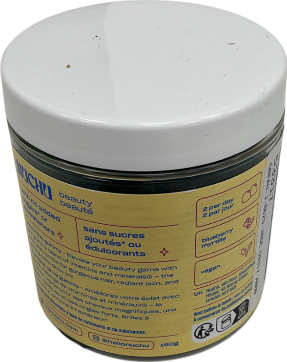 Nuchu Beauty Gummies For Skin And Nails 60 gummies