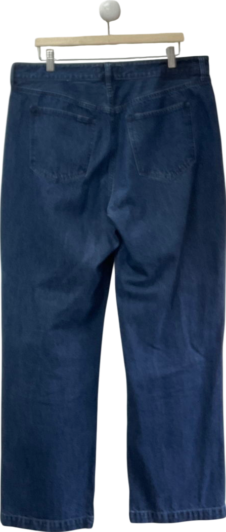 Abercrombie & Fitch Blue Curve Love High Rise Loose Jean W33