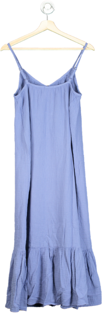 Rails Periwinkle Blue Jennica 100% cotton Double Gauze Strappy Dress UK S