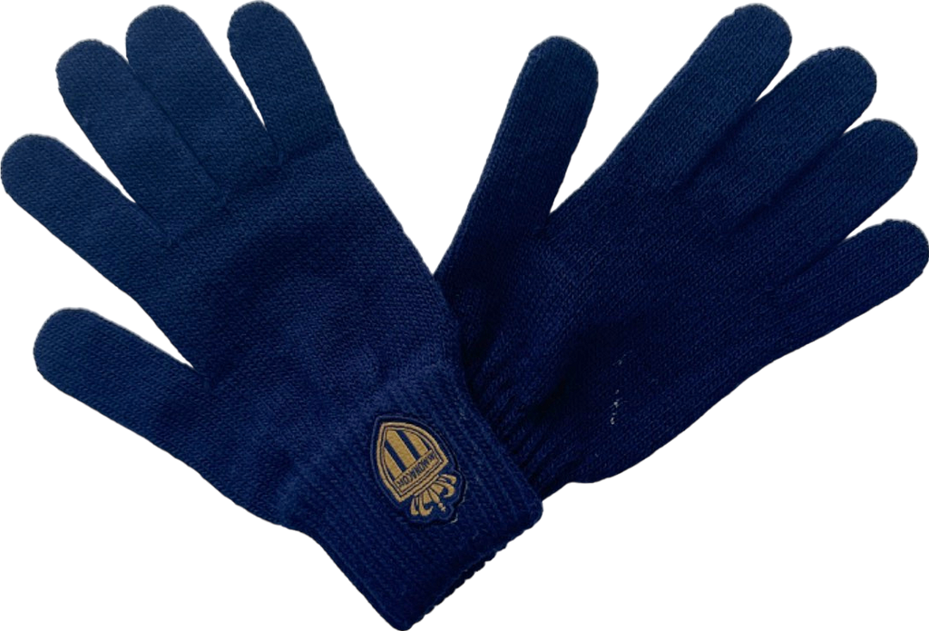 AS Monaco FC Navy Blue Knitted Gloves One Size