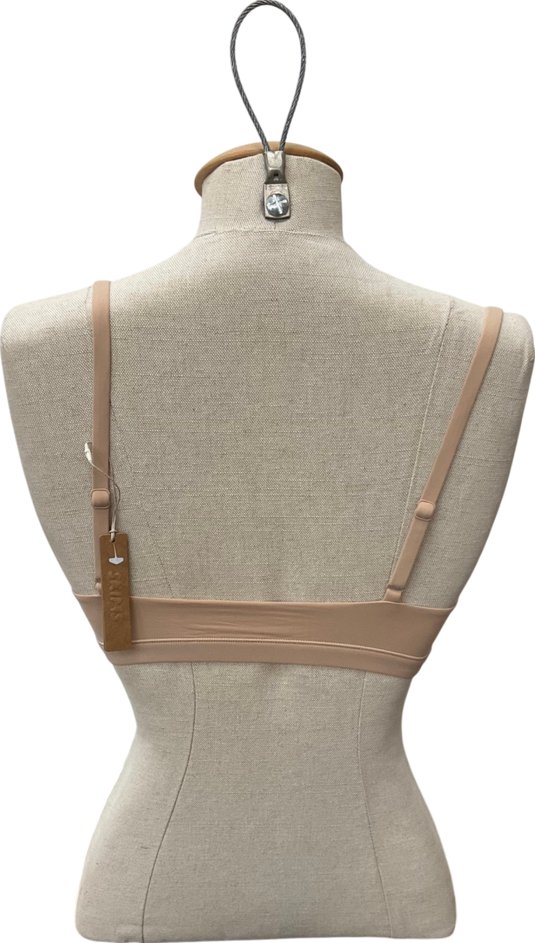 SKIMS Beige Fits Everybody Scoop Bralette - Clay UK S