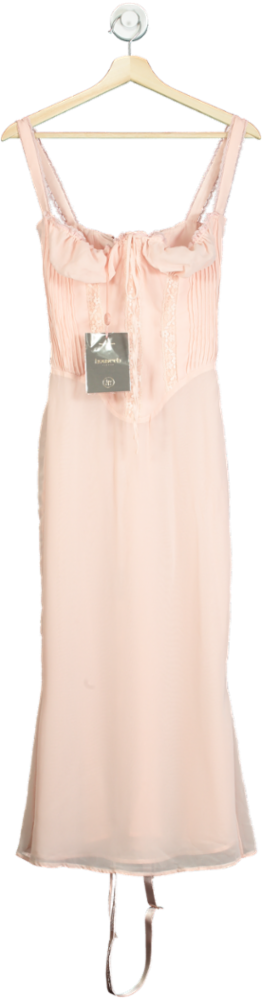 House of CB Soft Peach Syrah Dress UK XS