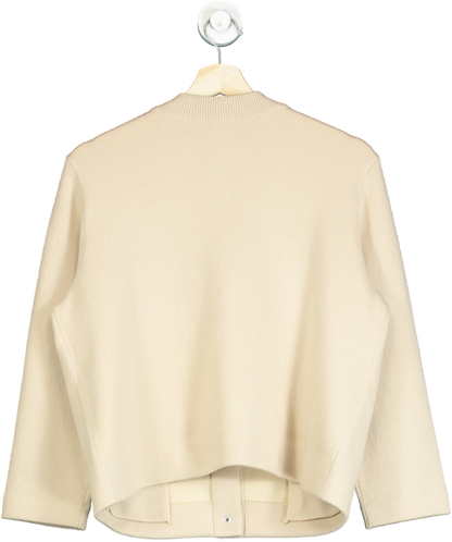 Vince Beige New Season Wool & Cashmere Blend Cardigan UK L