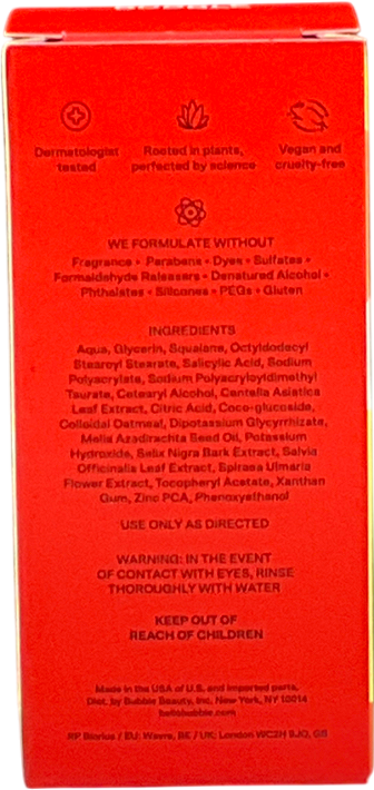 bubble Super Clear 2% Salicylic Acid Blemish Prevention Serum 30ml