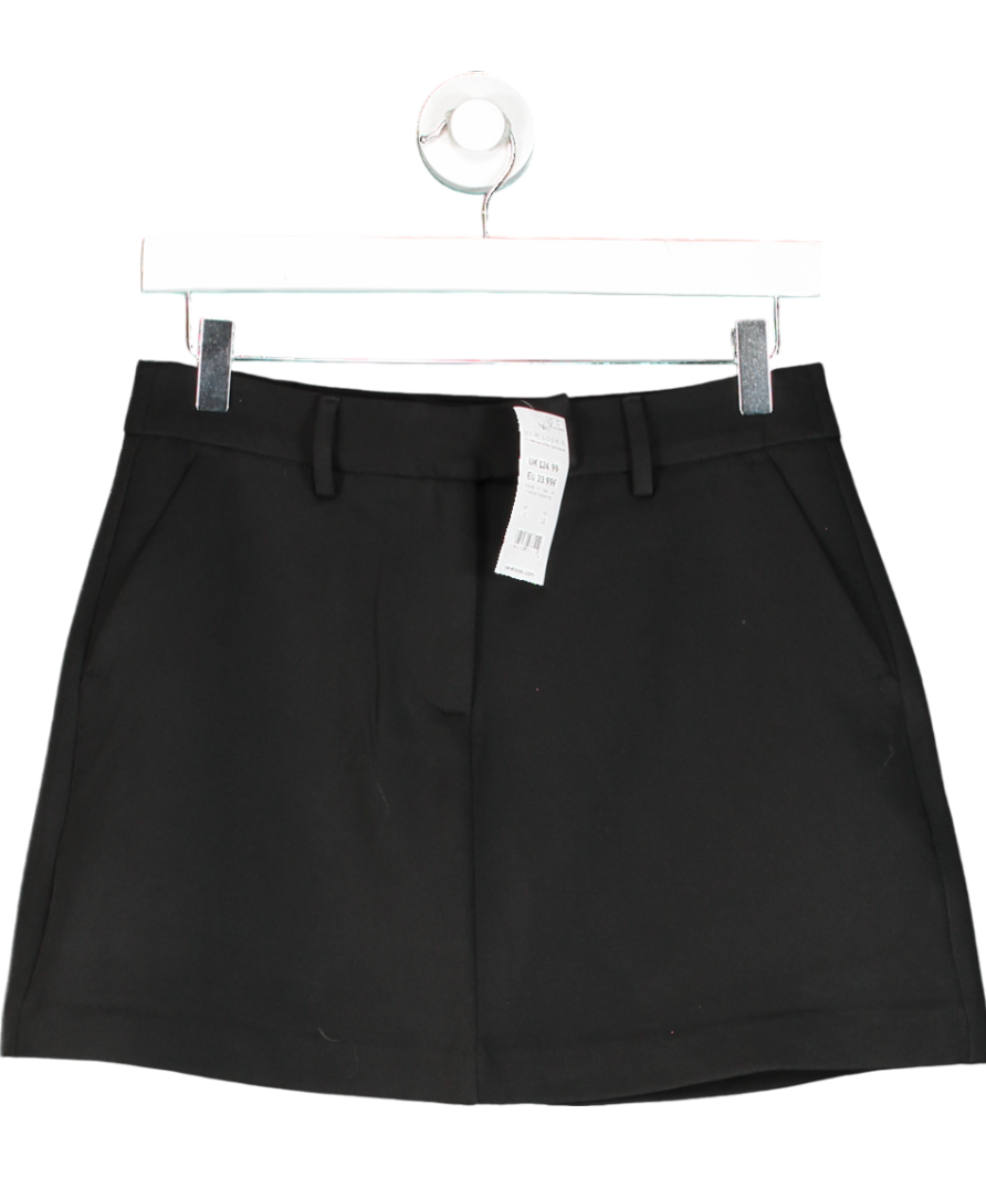 New Look Black Pennie Mini Skirt UK 10