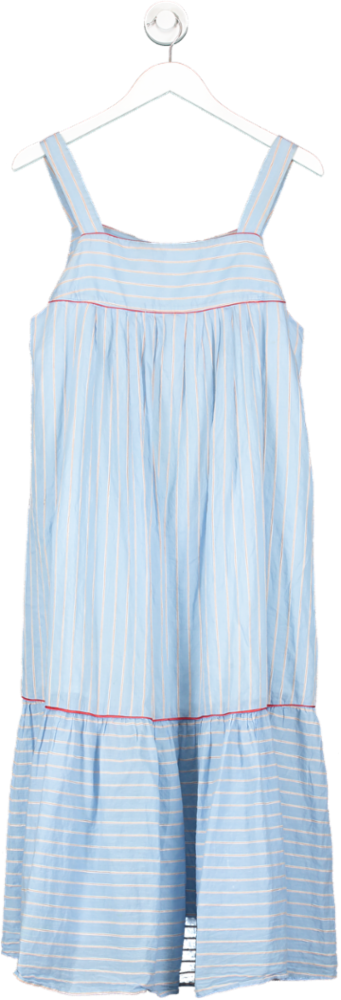 Paul & Joe Blue Striped Strappy Dress UK 12