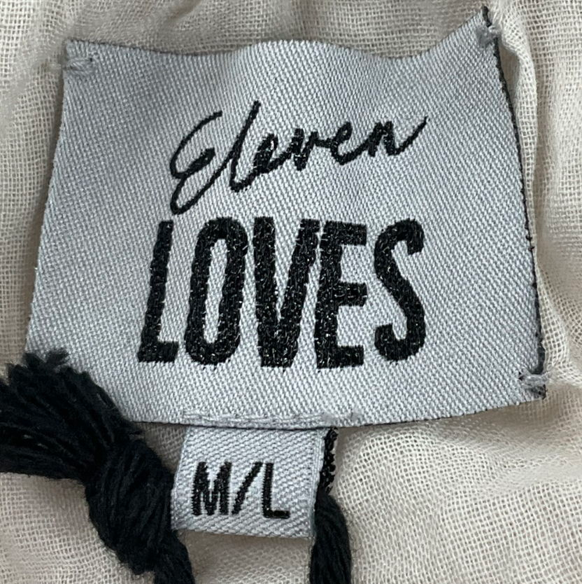 Eleven Loves White Tia Tiered Skirt (ivory) UK M/L