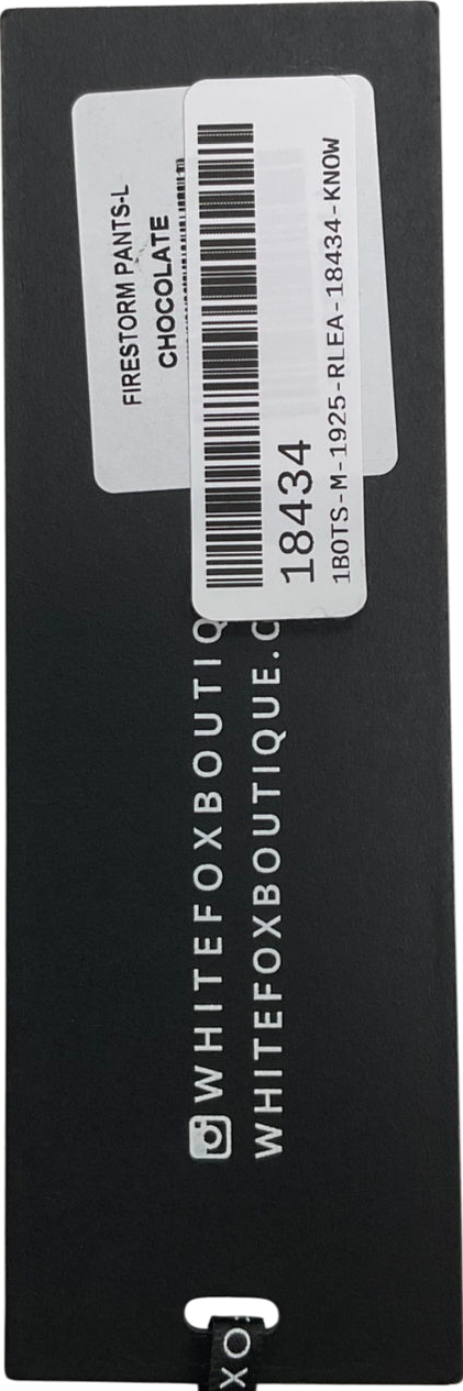 White Fox Brown Firestorm Trousers UK L