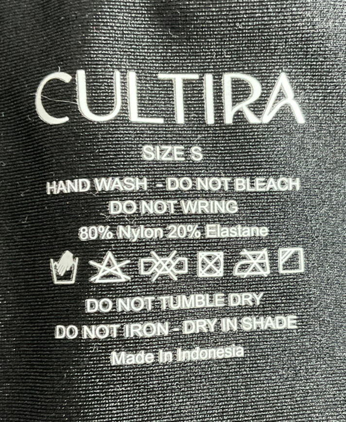 cultira Black Strap Shoulder One Piece UK S