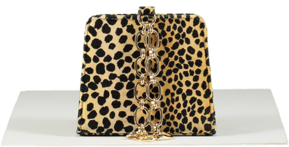Rixo Leopard Velvet Bracelet strap Amelie Bag