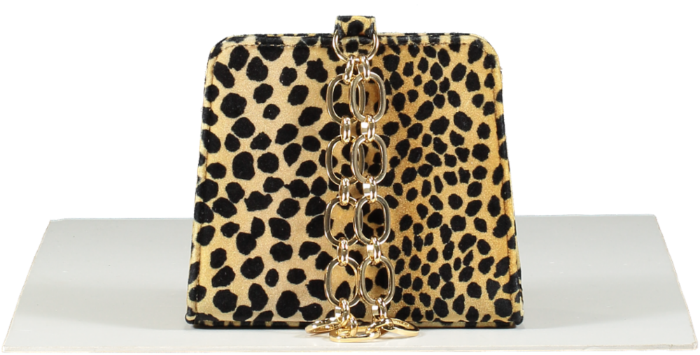 Rixo Leopard Velvet Bracelet strap Amelie Bag