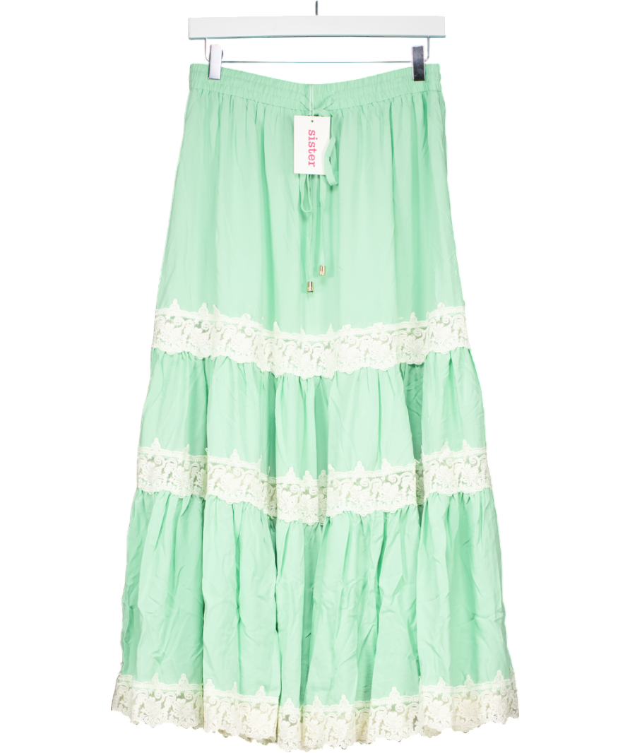 Sister Green Mala Maxi Skirt UK L