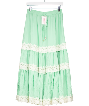 Sister Green Mala Maxi Skirt UK L