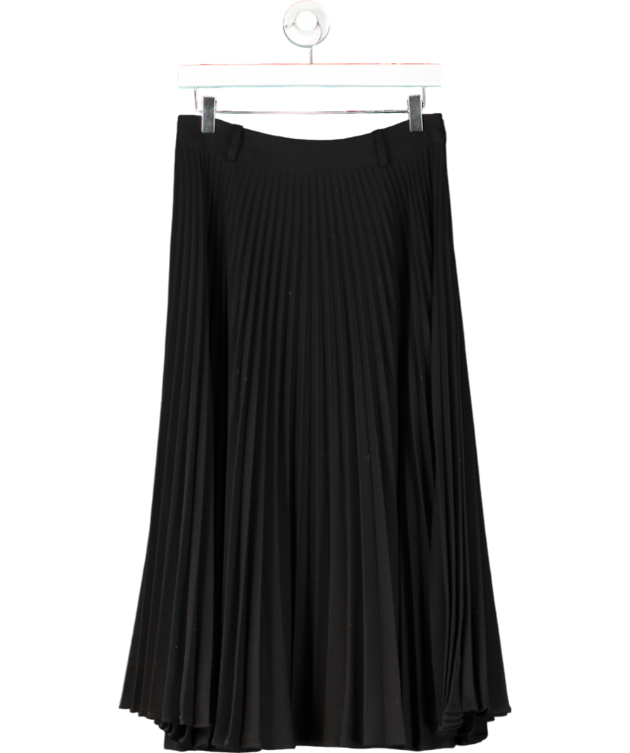 ZARA Black Pleated Maxi Skirt UK M