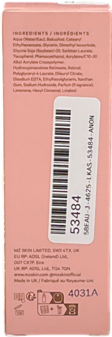 MZ Skin Advanced Retinol Complex Serum 30ml