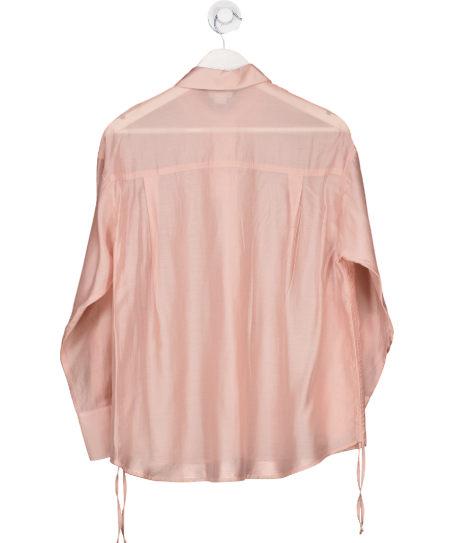 Urban Revivo Pink Semi Sheer Shirt UK 8