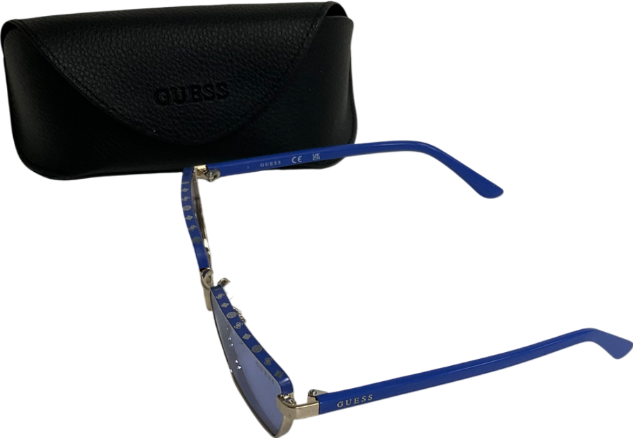 Guess Light Purple 92v Shiny Pale Gold Sunglasses