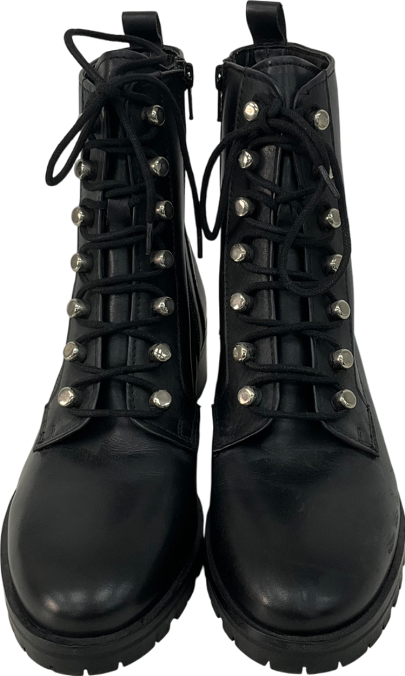 Carvela Black Lace Up Ankle Boots UK 5 EU 38 👠