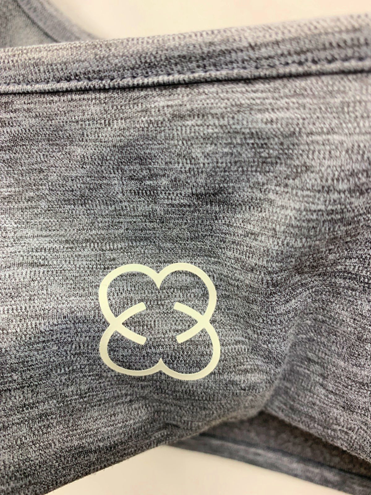 Saski Grey Crop Top UK S