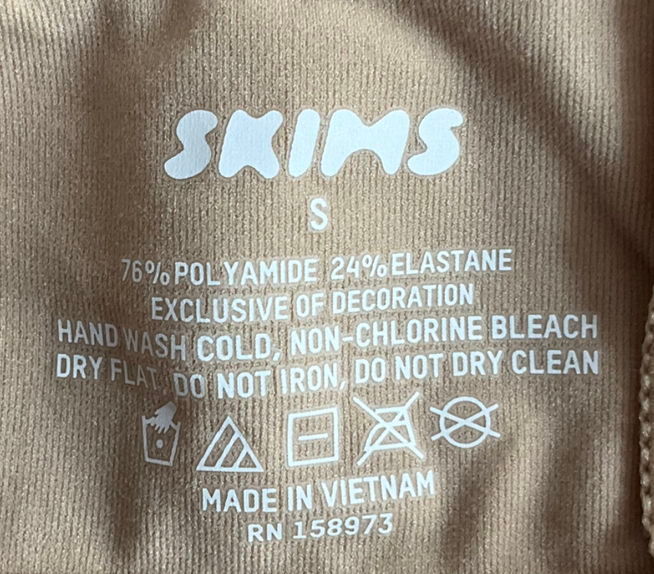 SKIMS Beige Fits Everybody Scoop Bralette - Clay UK S