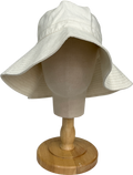 & Other Stories Cream Wide-brim Cotton Sun Hat UK M
