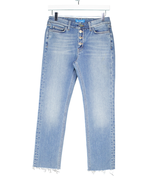 MIH Jeans Blue Niki High Rise Cropped Jeans W25